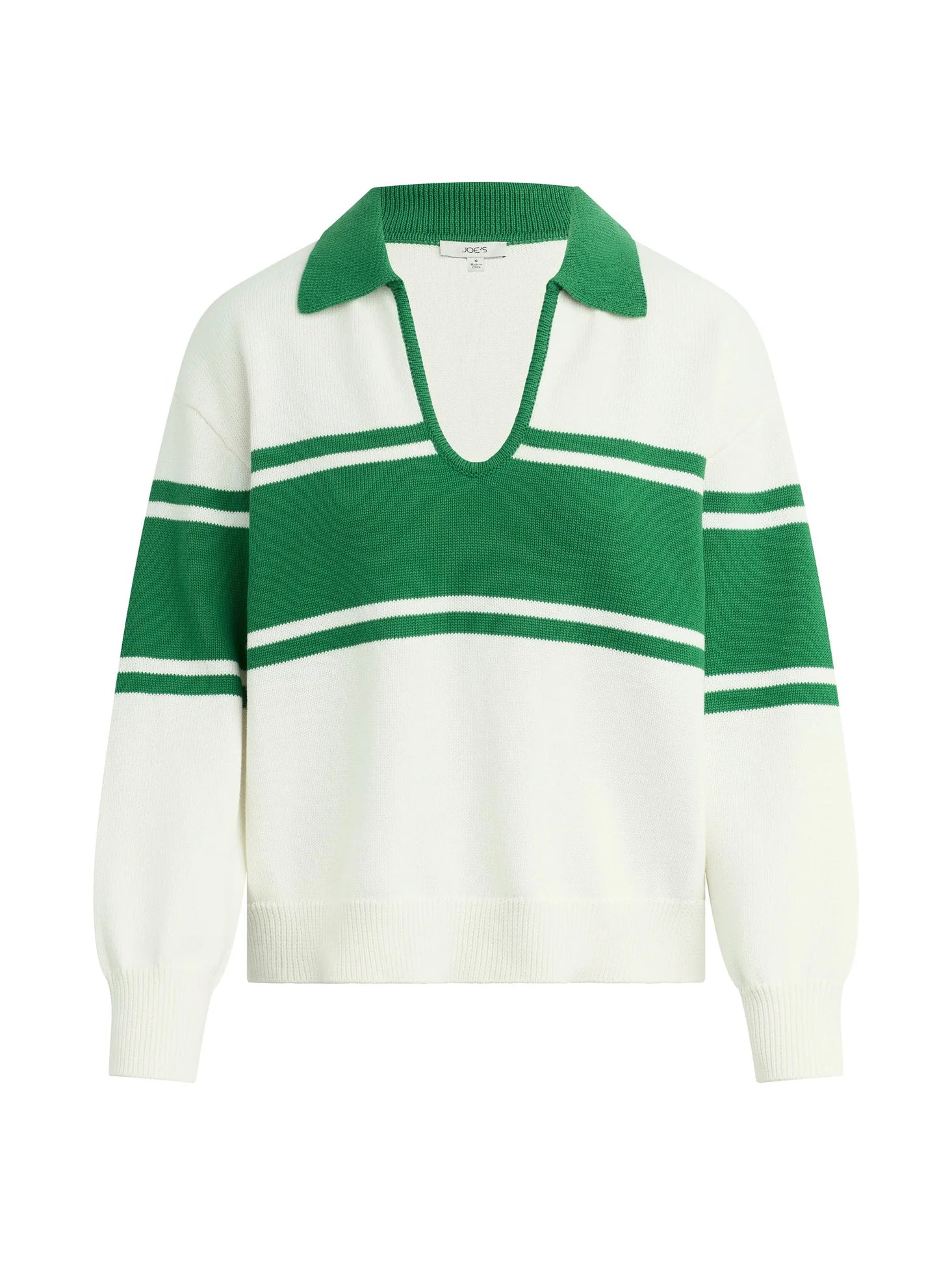 THE ROMIE POLO SWEATER