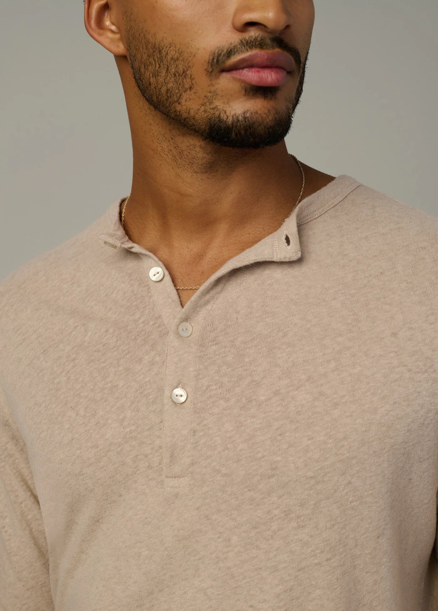 LONG SLEEVE HENLEY