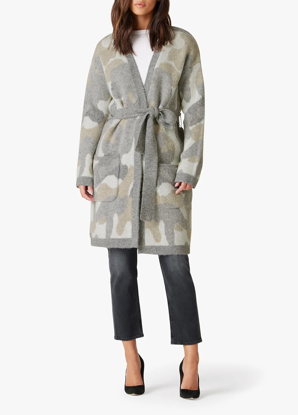 SOLANGE CARDIGAN W TIE BELT