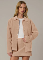THE VEGAN SUEDE CHORE COAT