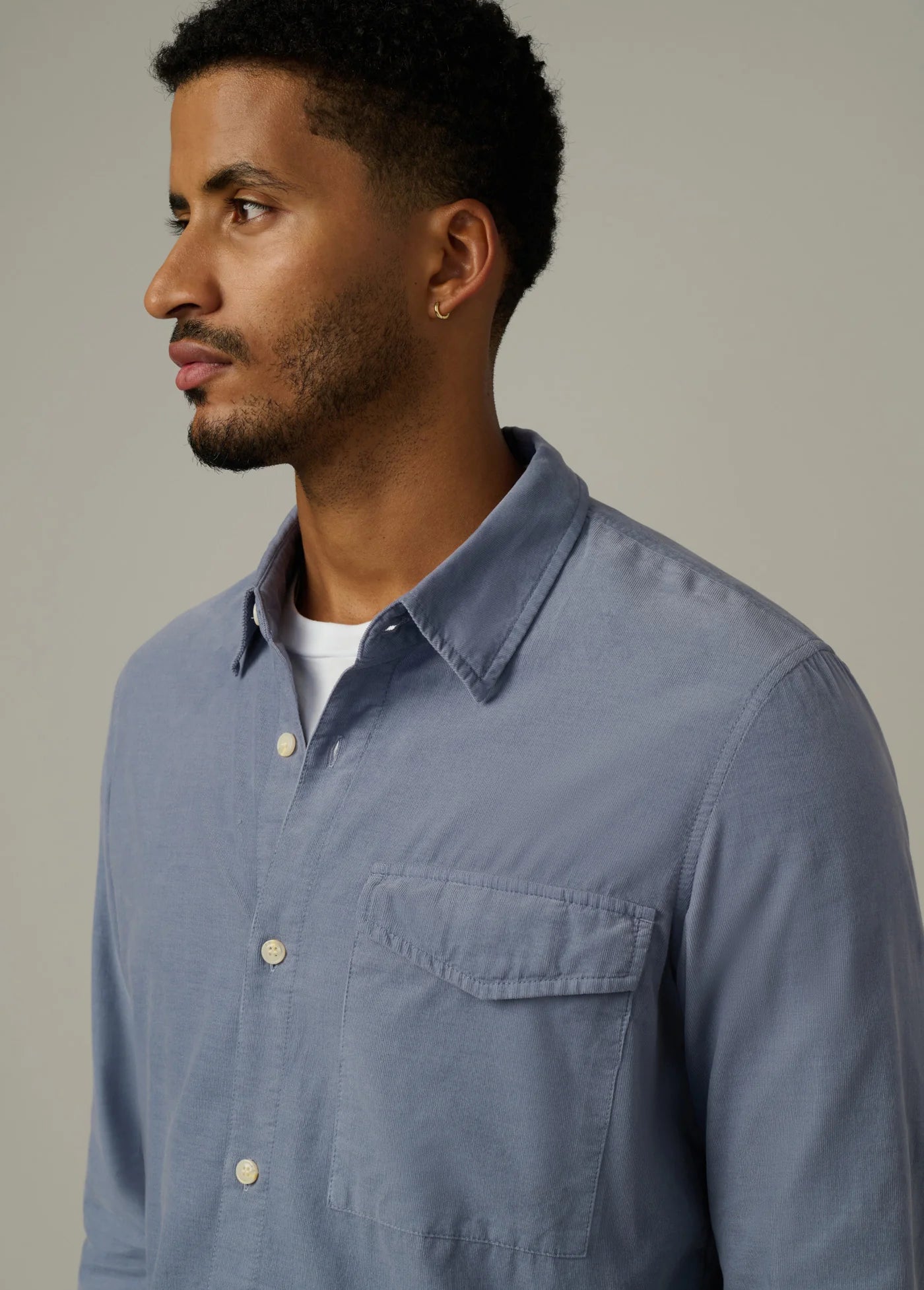THE REYNOLDS BABY CORD SHIRT