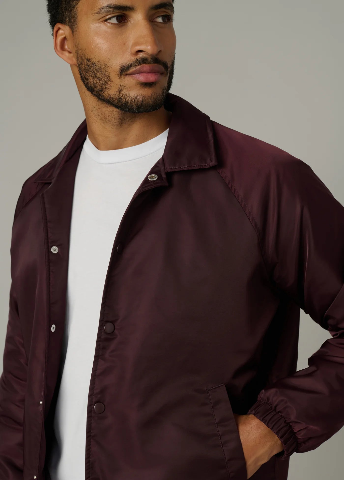 THE SATINE COACH JACKET
