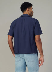 SHORT SLEEVE SEERSUCKER CAMP SHIRT