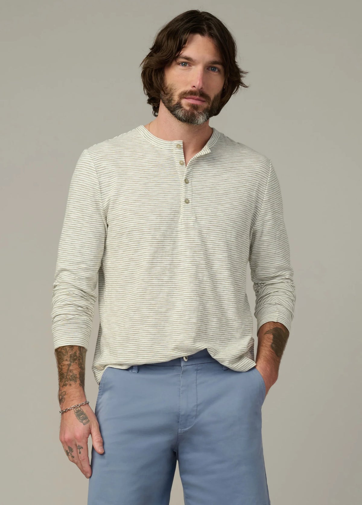 THE STRIPED HENLEY
