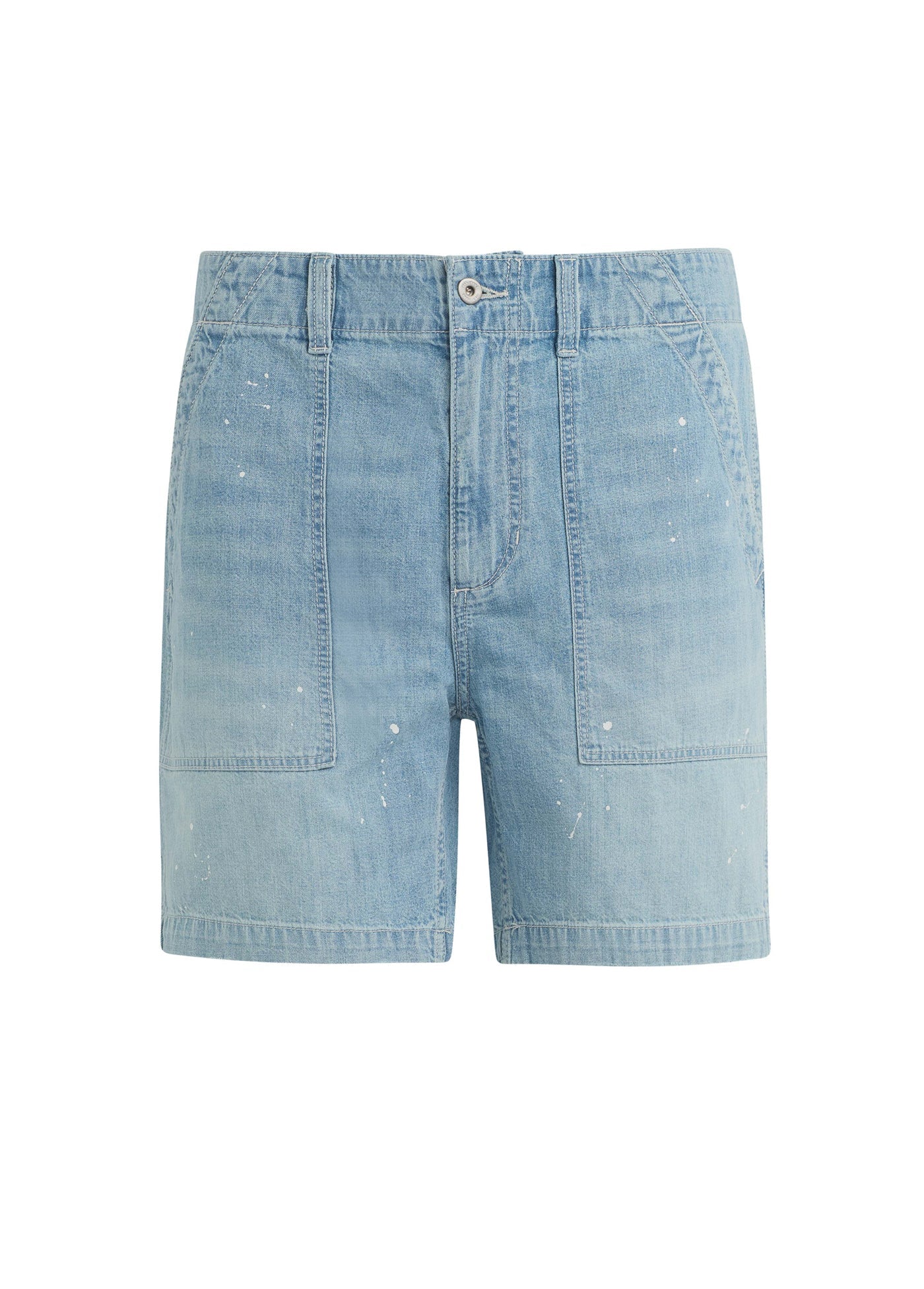 UTILITARIAN CHAMBRAY SHORTS