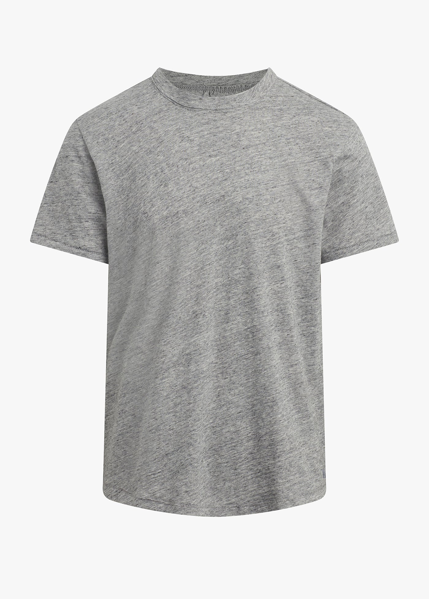 ESSENTIAL CURVED HEM SLUB TEE