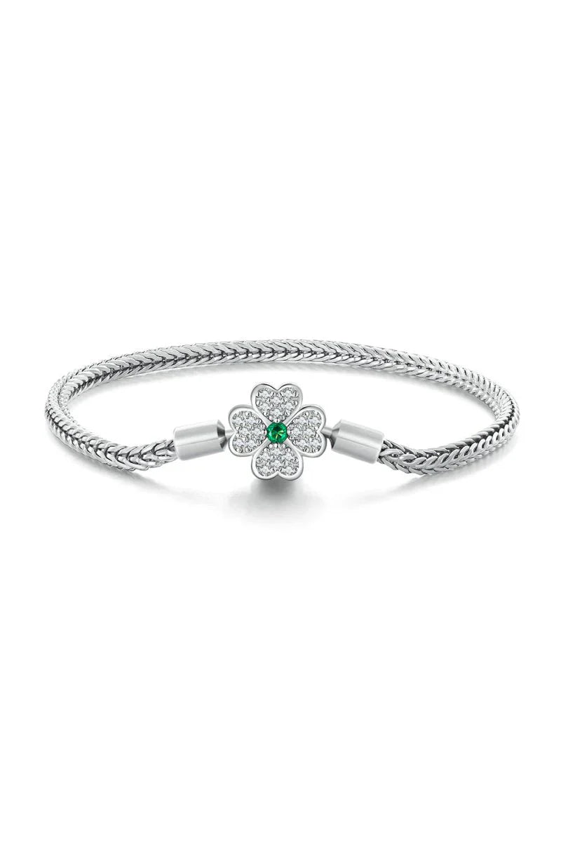 Lucky Four Leaf Clover Bracelet