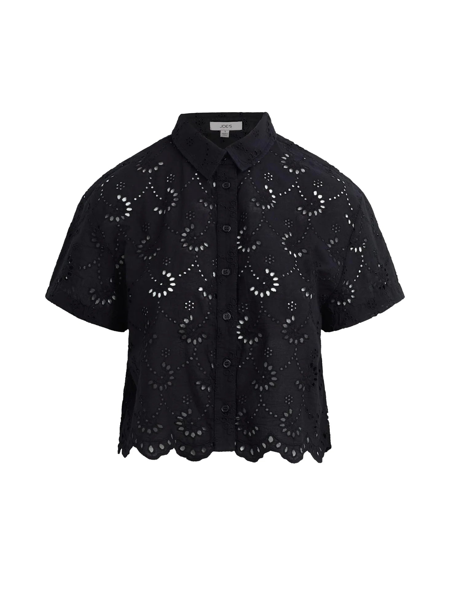 THE EYELET SHORT SLEEVE SHIRT