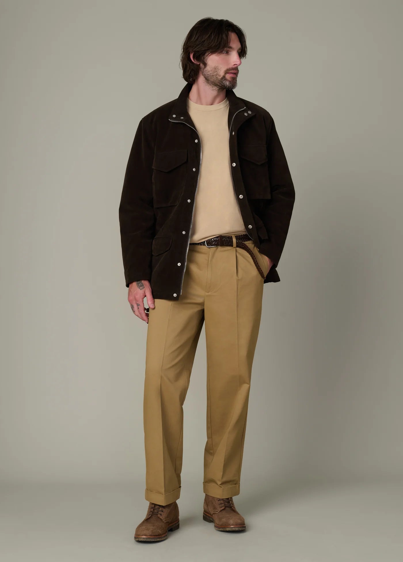 FAUX SUEDE M16 JACKET