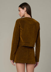 THE LADY LIKE JACKET FLOCKED