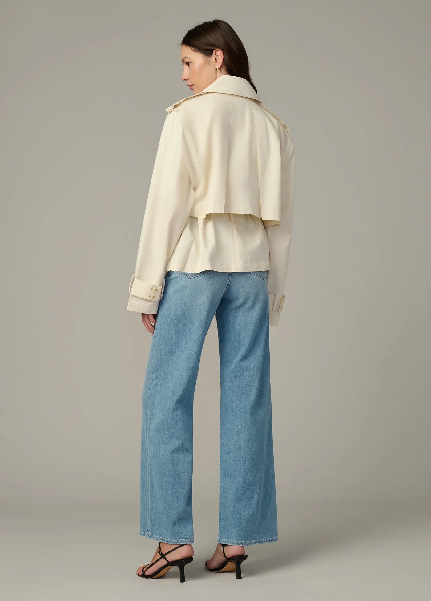 THE LIZ CROPPED TRENCH COAT