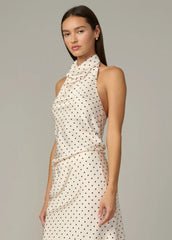THE INES DRAPED HALTER