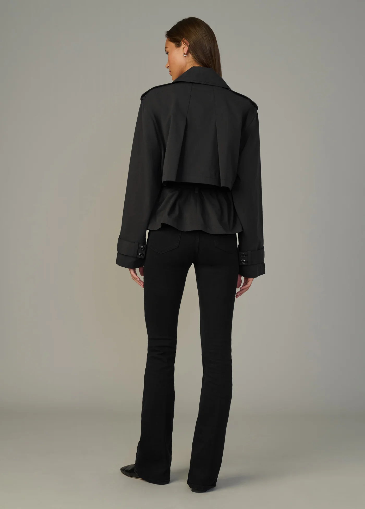 THE LIZ CROPPED TRENCH COAT