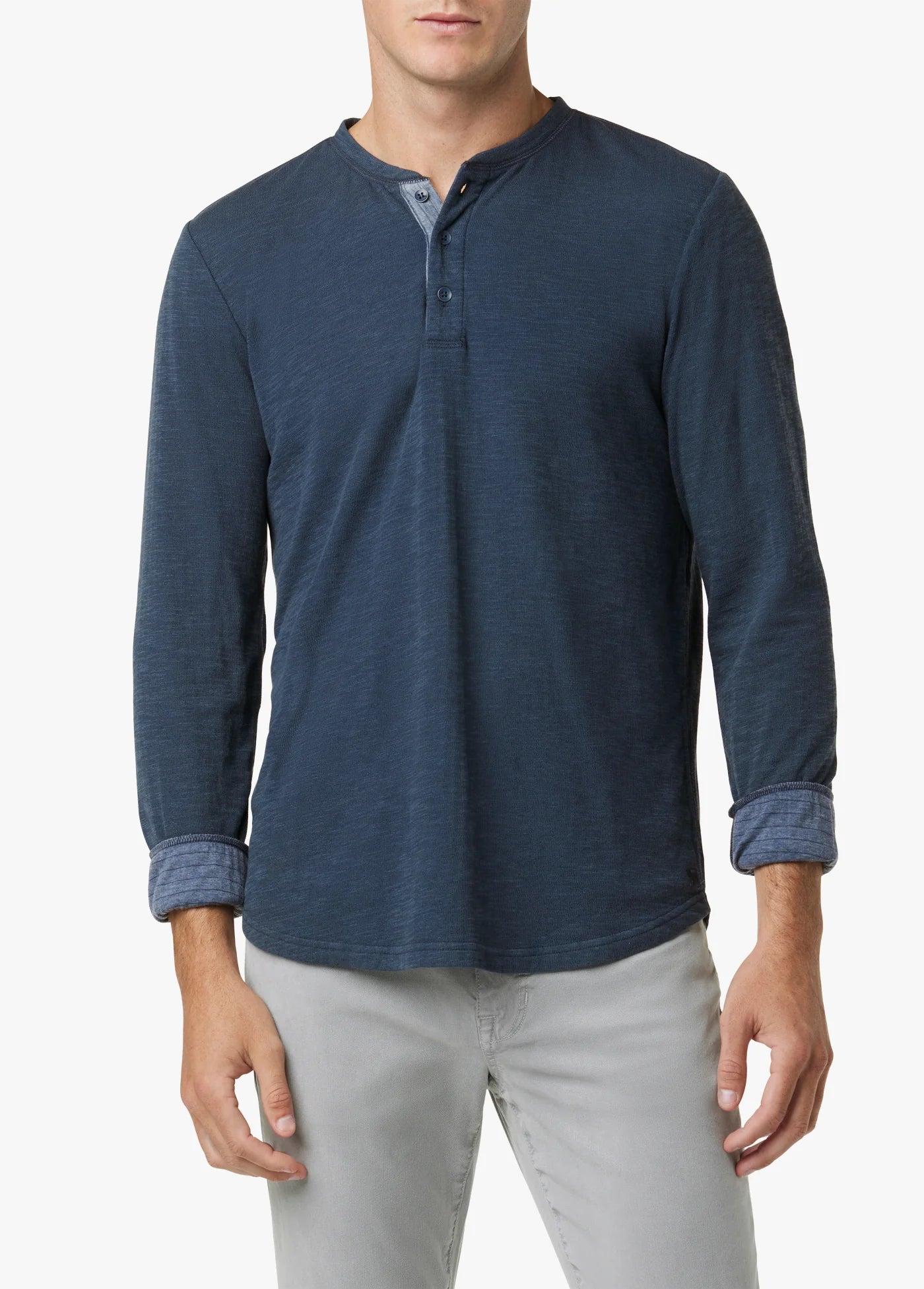 DWIGHT DOUBLE FACE HENLEY
