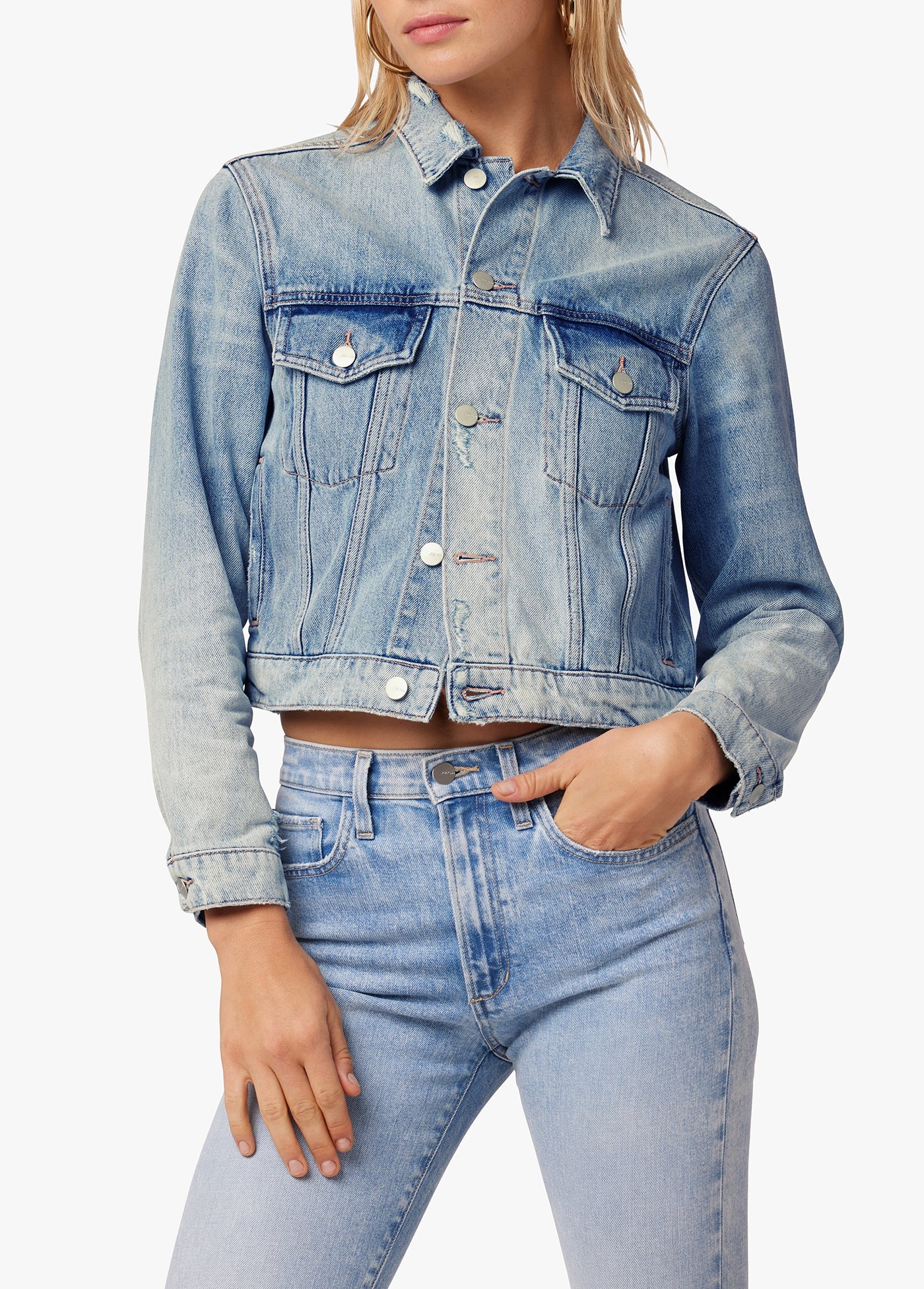 THE JOEY SHRUNKEN DENIM JACKET