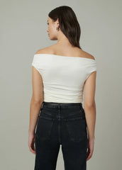 THE MIA SLEEVELESS OFF THE SHOULDER TOP
