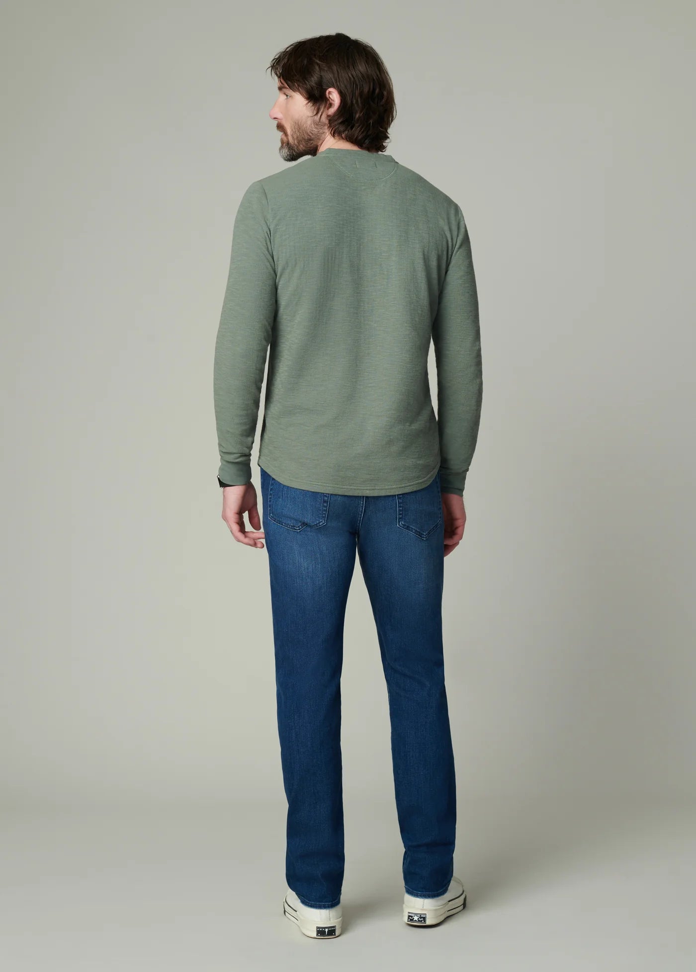 DWIGHT DOUBLE FACE HENLEY