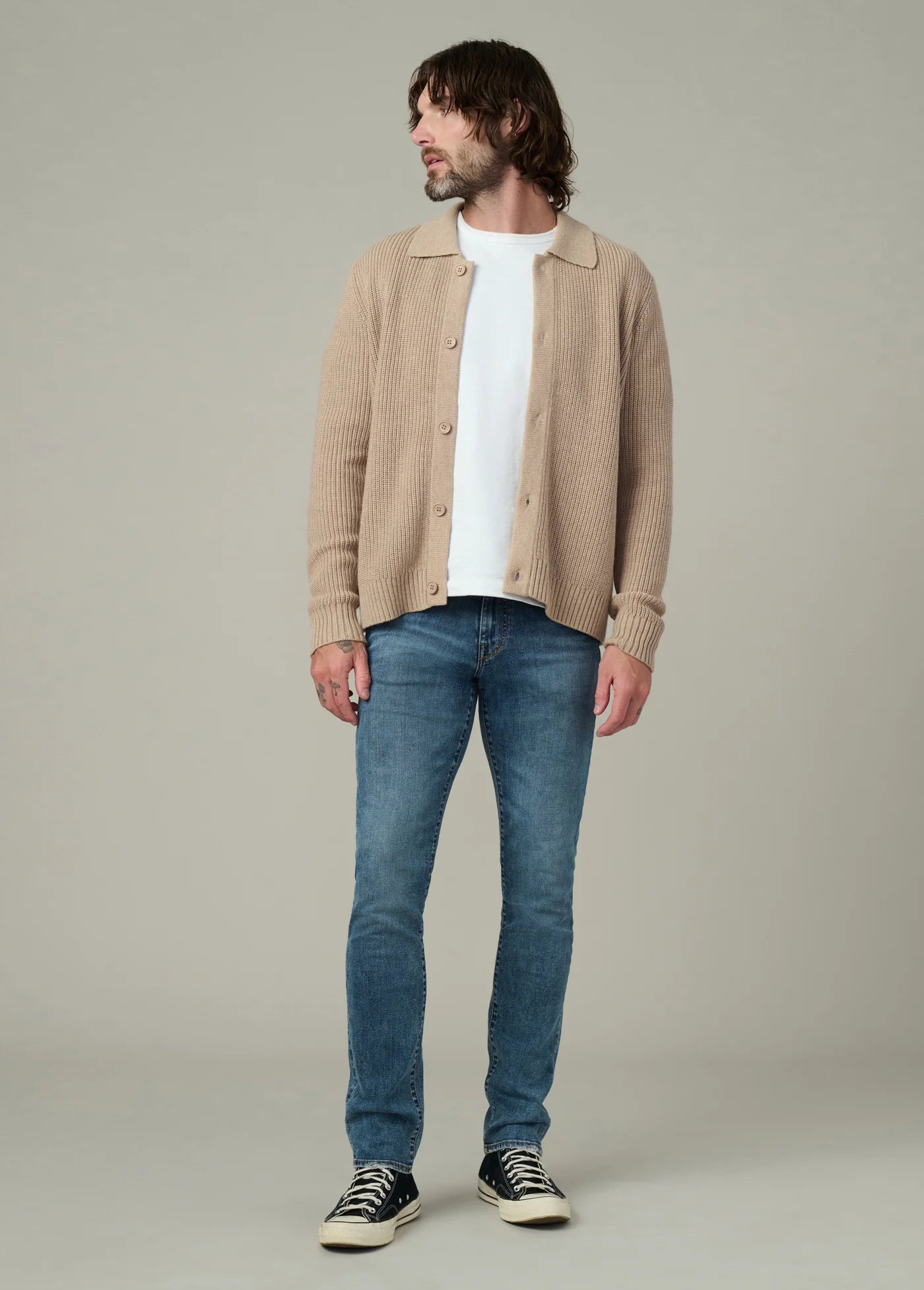 CASSIAN FULL BUTTON CARDIGAN