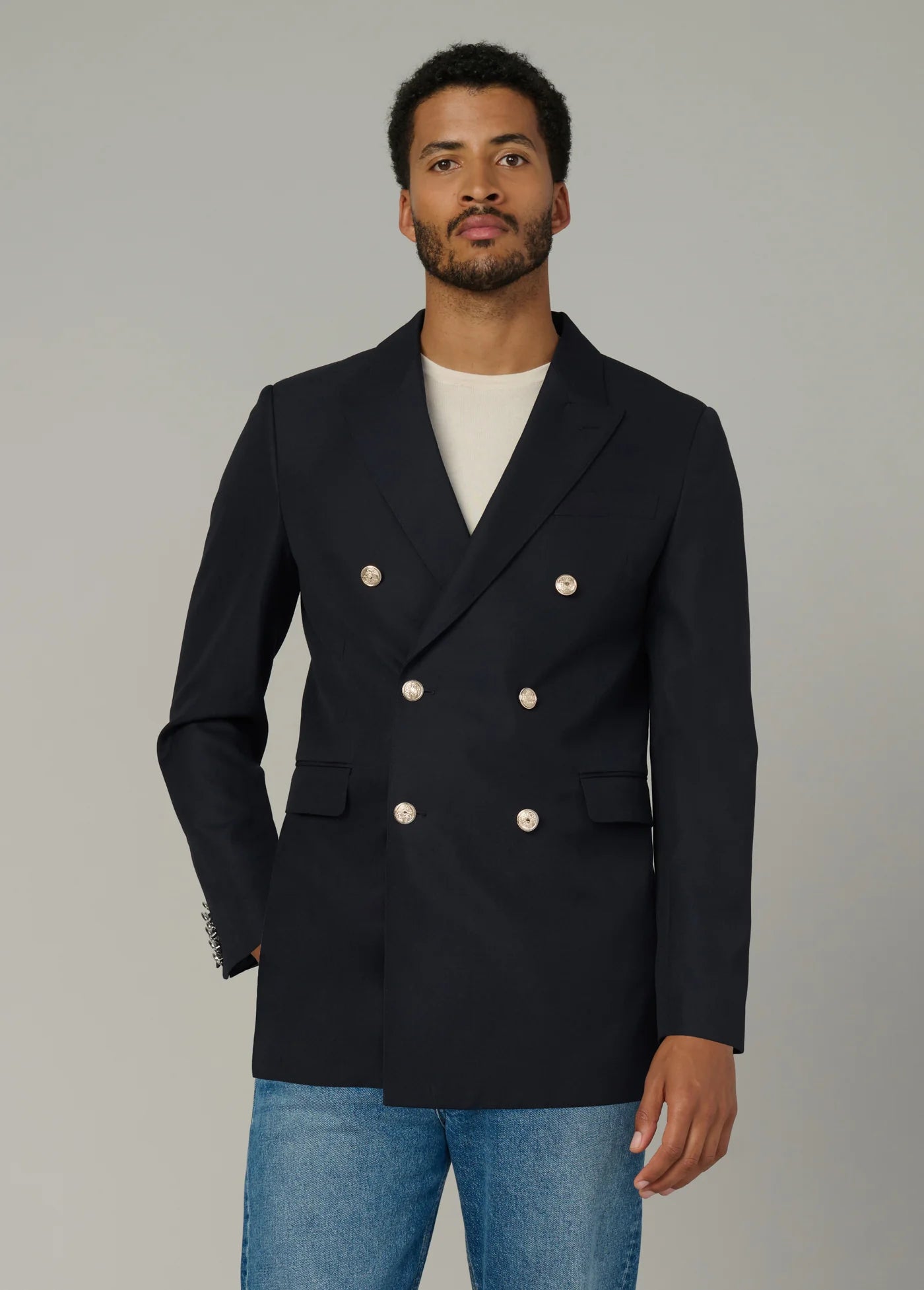 DOUBLE BREASTED BLAZER
