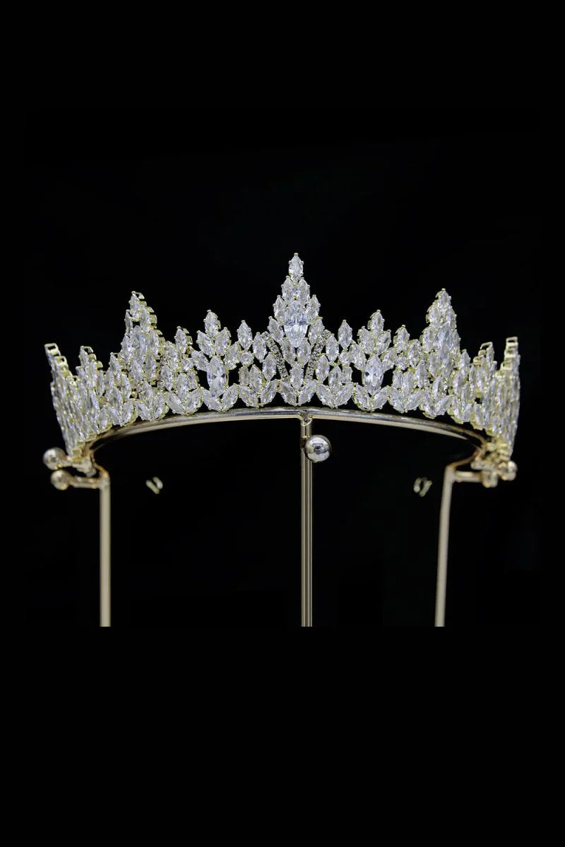 Silver Zirconia Bridal Tiara