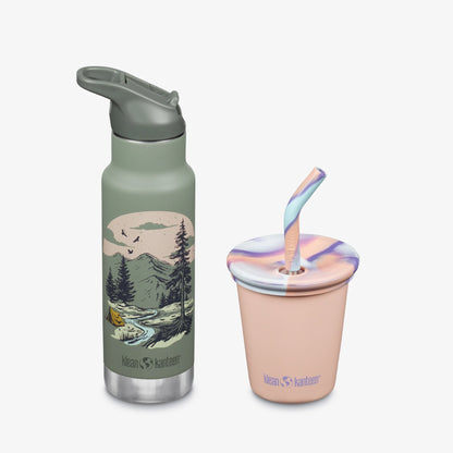 Kid's Sippy Cup and Water Bottle Set