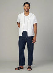 SHORT SLEEVE SEERSUCKER CAMP SHIRT