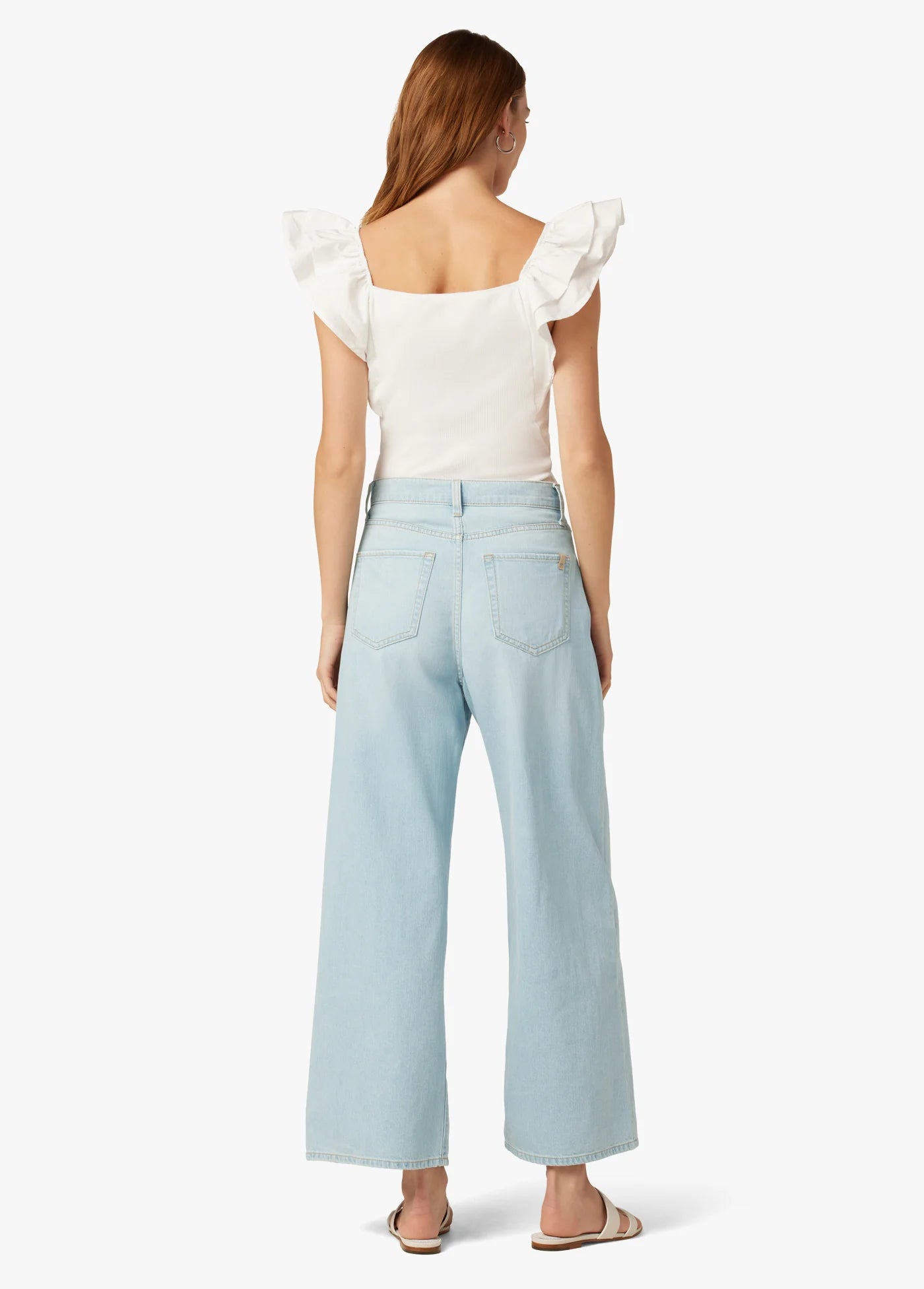 THE PLEATED WIDE LEG ANKLE