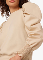 ESTELLE PUFF SLEEVE SWEATSHIRT