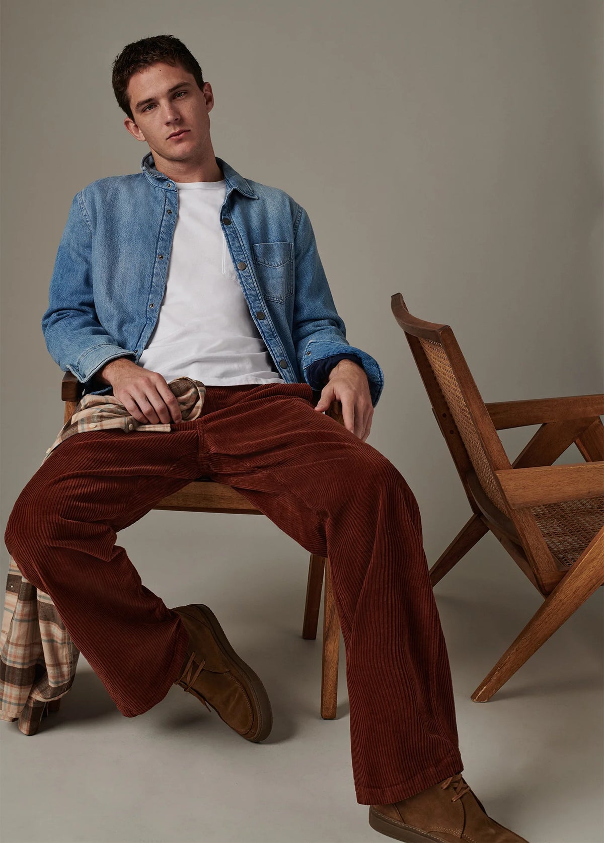 RELAXED CORD TROUSER 32