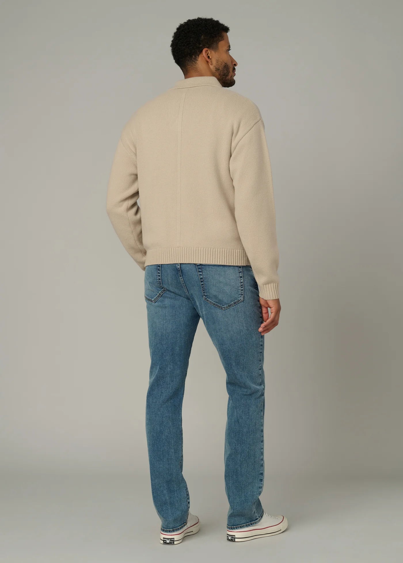 RELAXED POLO SWEATER