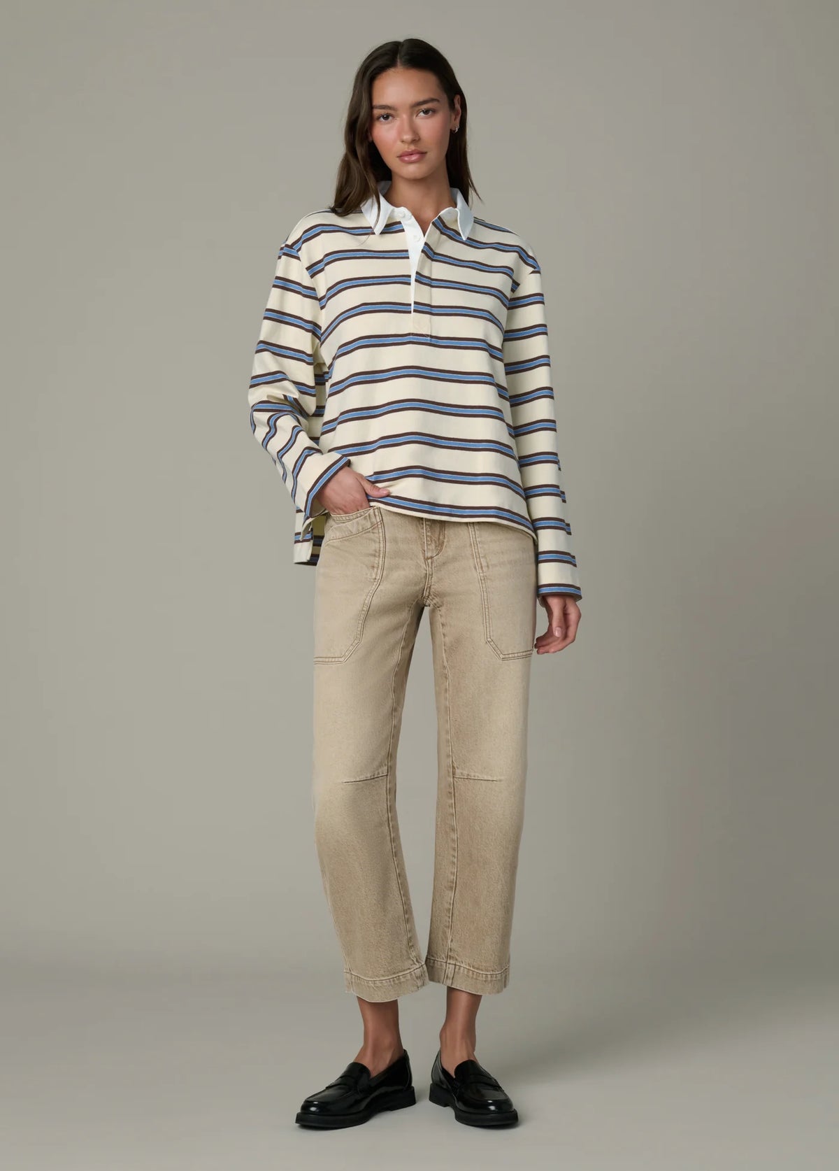 THE DOUBLE POCKET BARREL JEAN