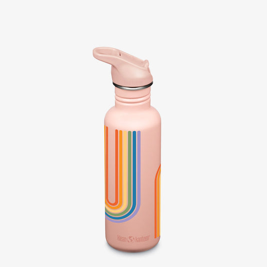 27oz with Flip Seal Sport Cap - Rainbow Flow