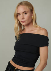 THE MIA SLEEVELESS OFF THE SHOULDER TOP
