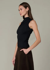 THE DOVE DRAPED SLEEVELESS TOP