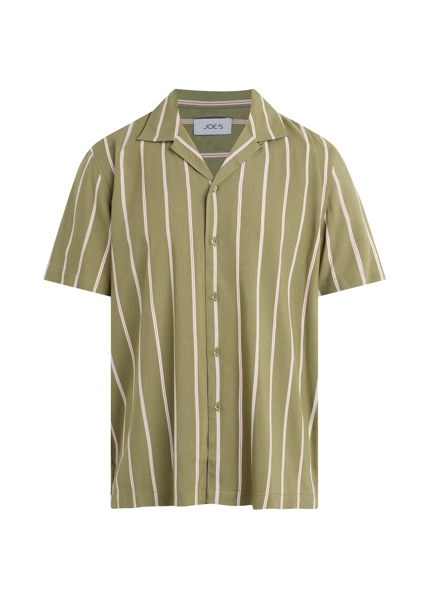 VISCOSE STRIPE CAMP SHIRT