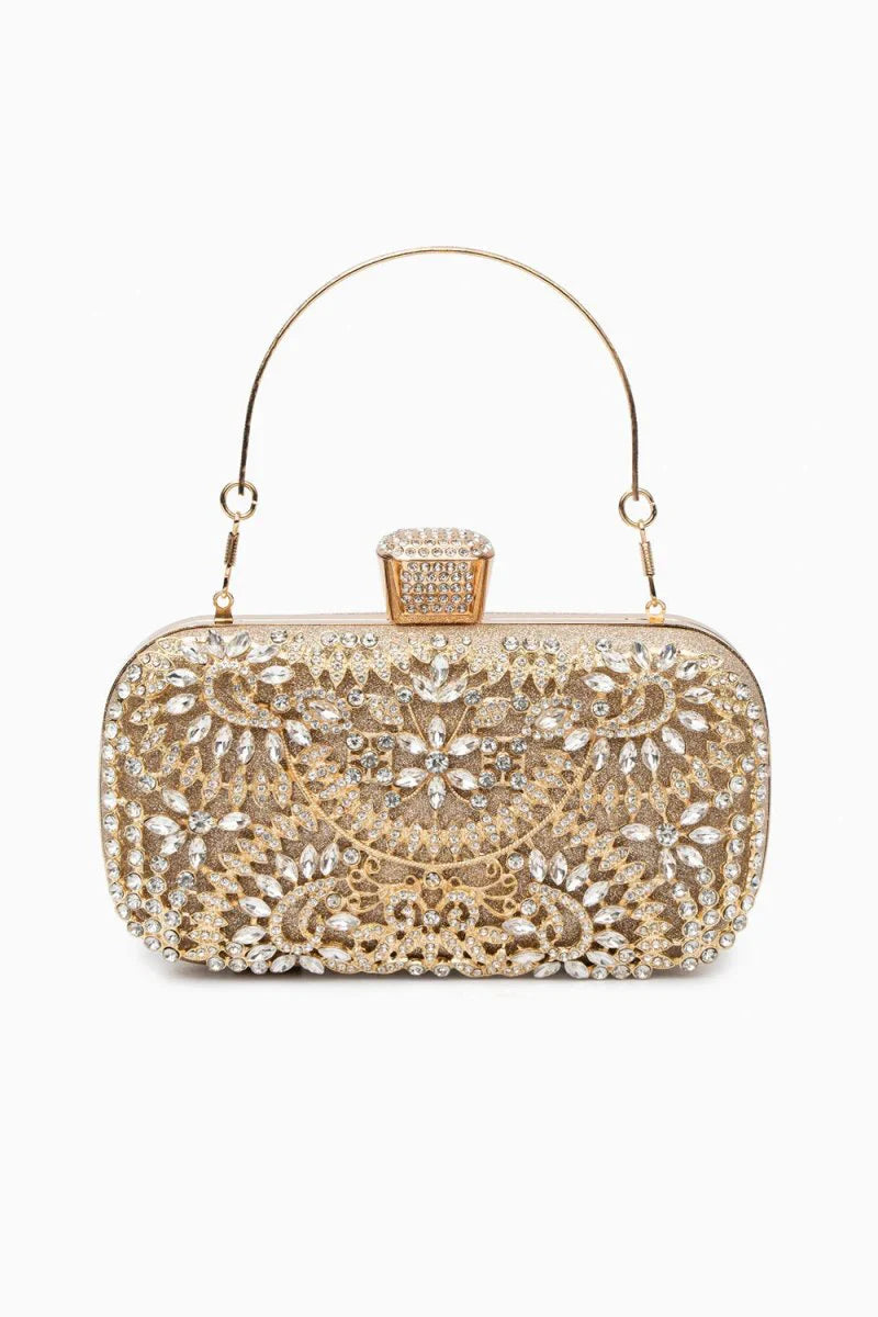 Luxurious Flower Clutch Bag