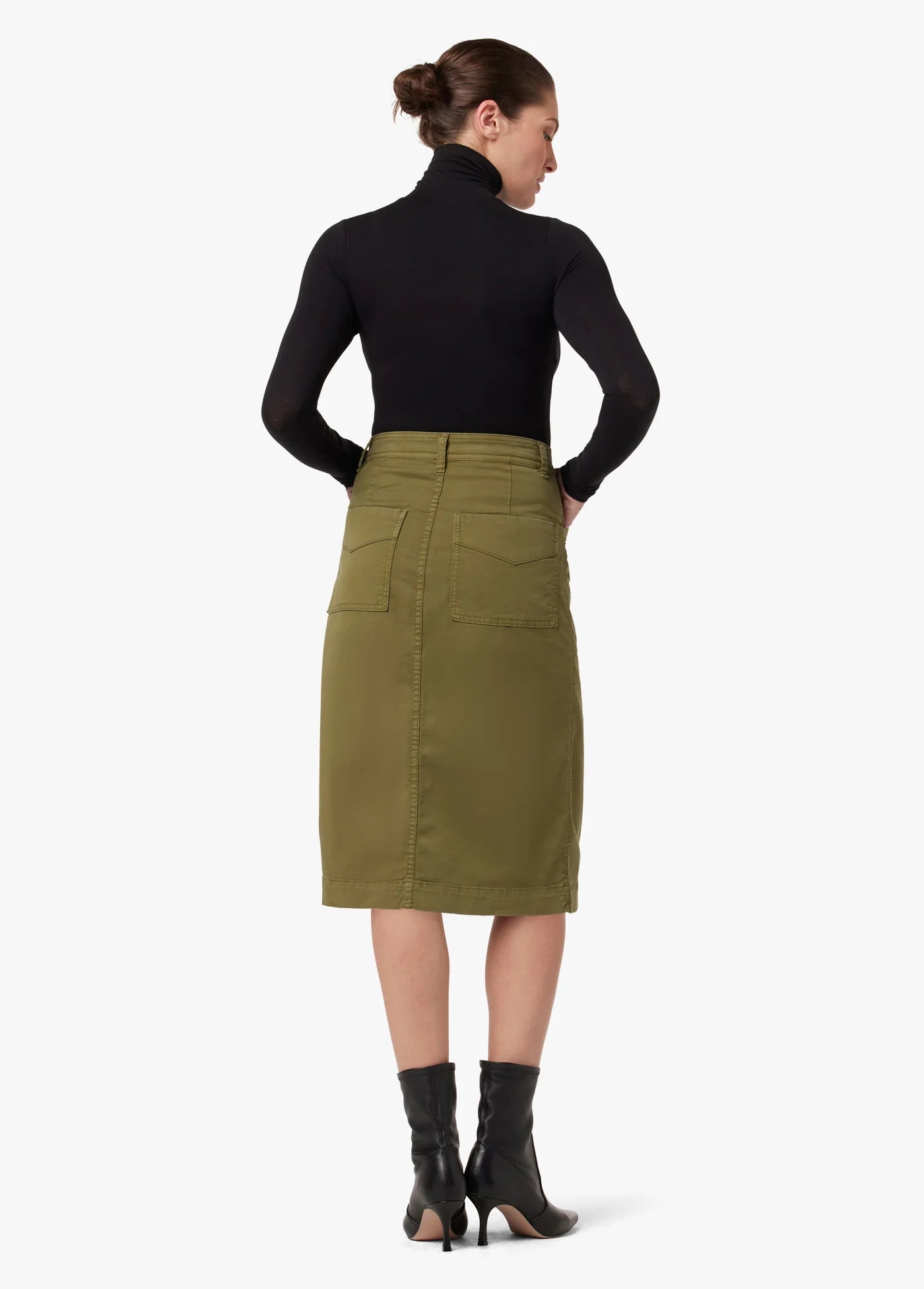 THE PREMIUM CARGO MIDI SKIRT