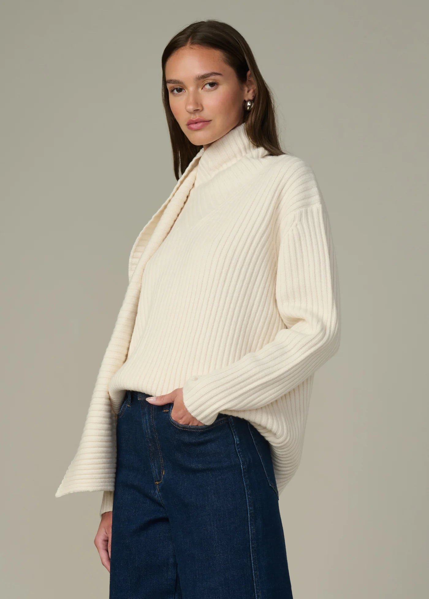 THE NOA SCARF SWEATER
