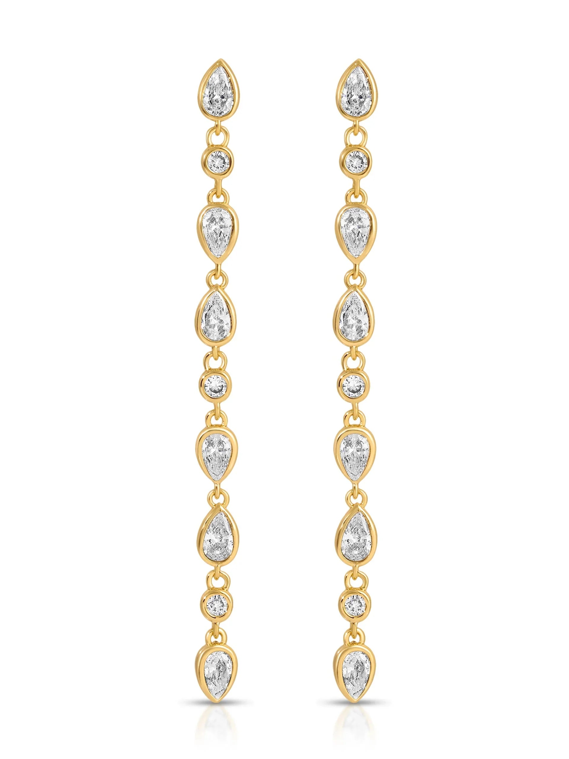 Crystal Rainfall Earrings