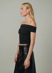 THE MIA SLEEVELESS OFF THE SHOULDER TOP