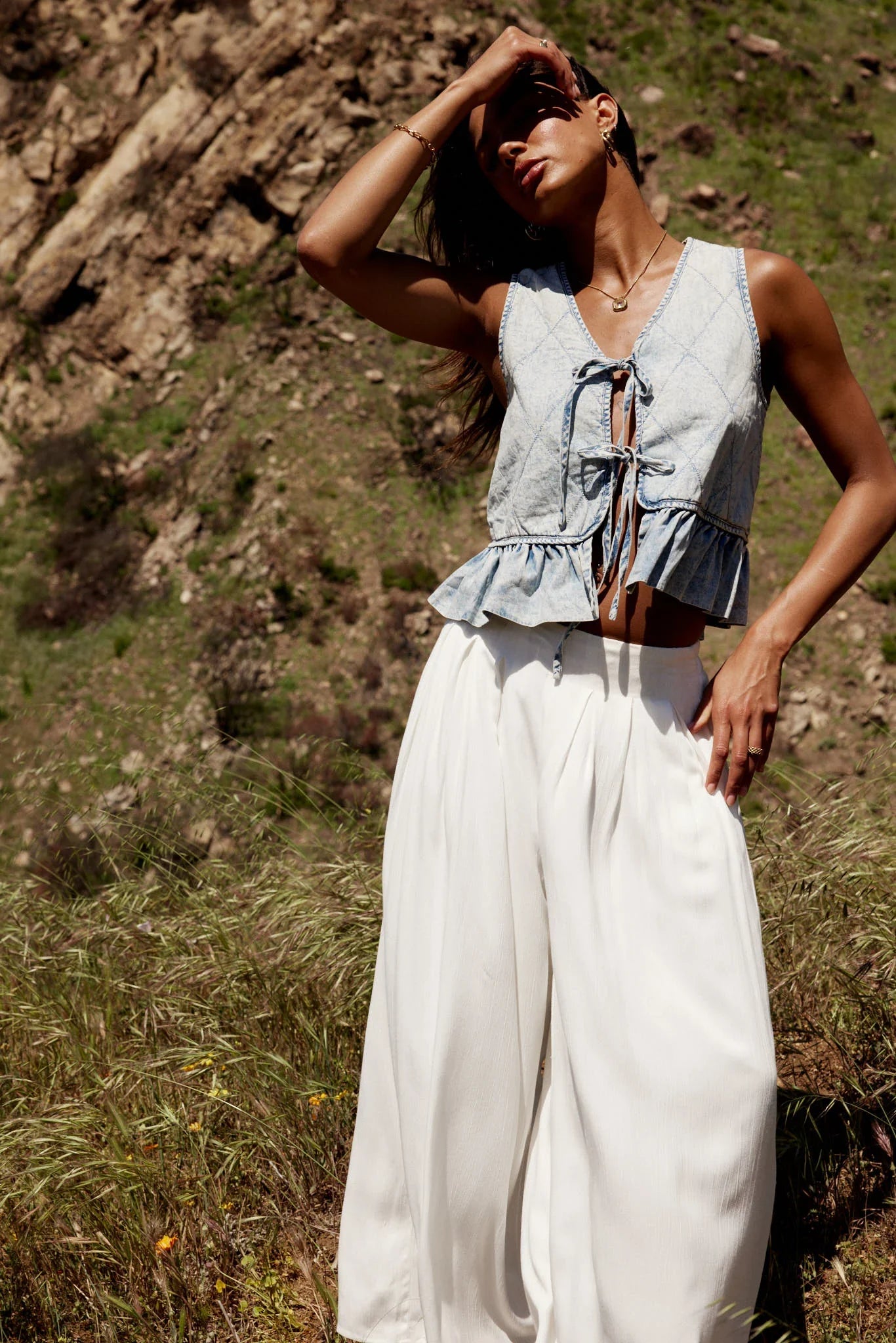 Charles Denim Vest