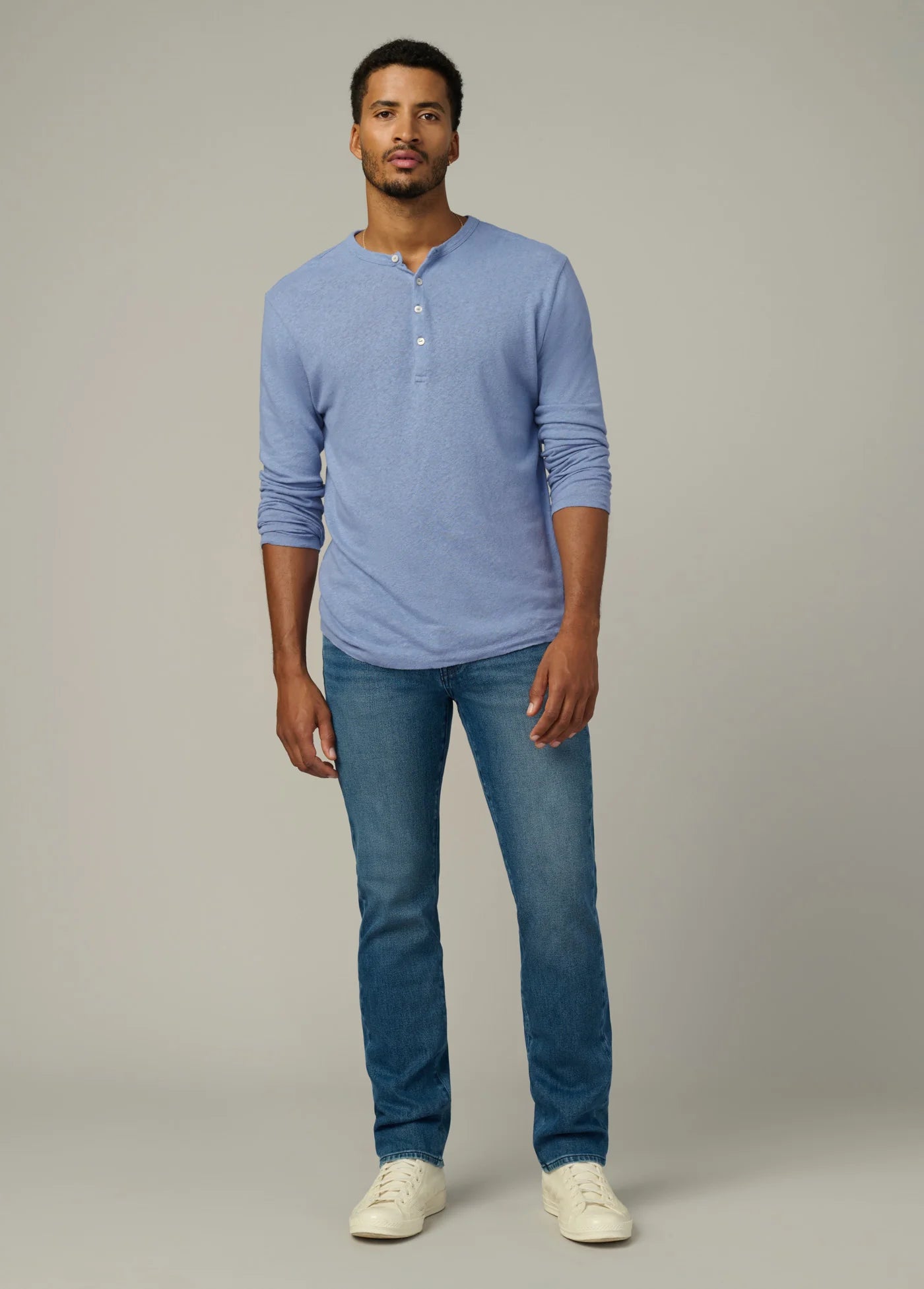 LONG SLEEVE HENLEY