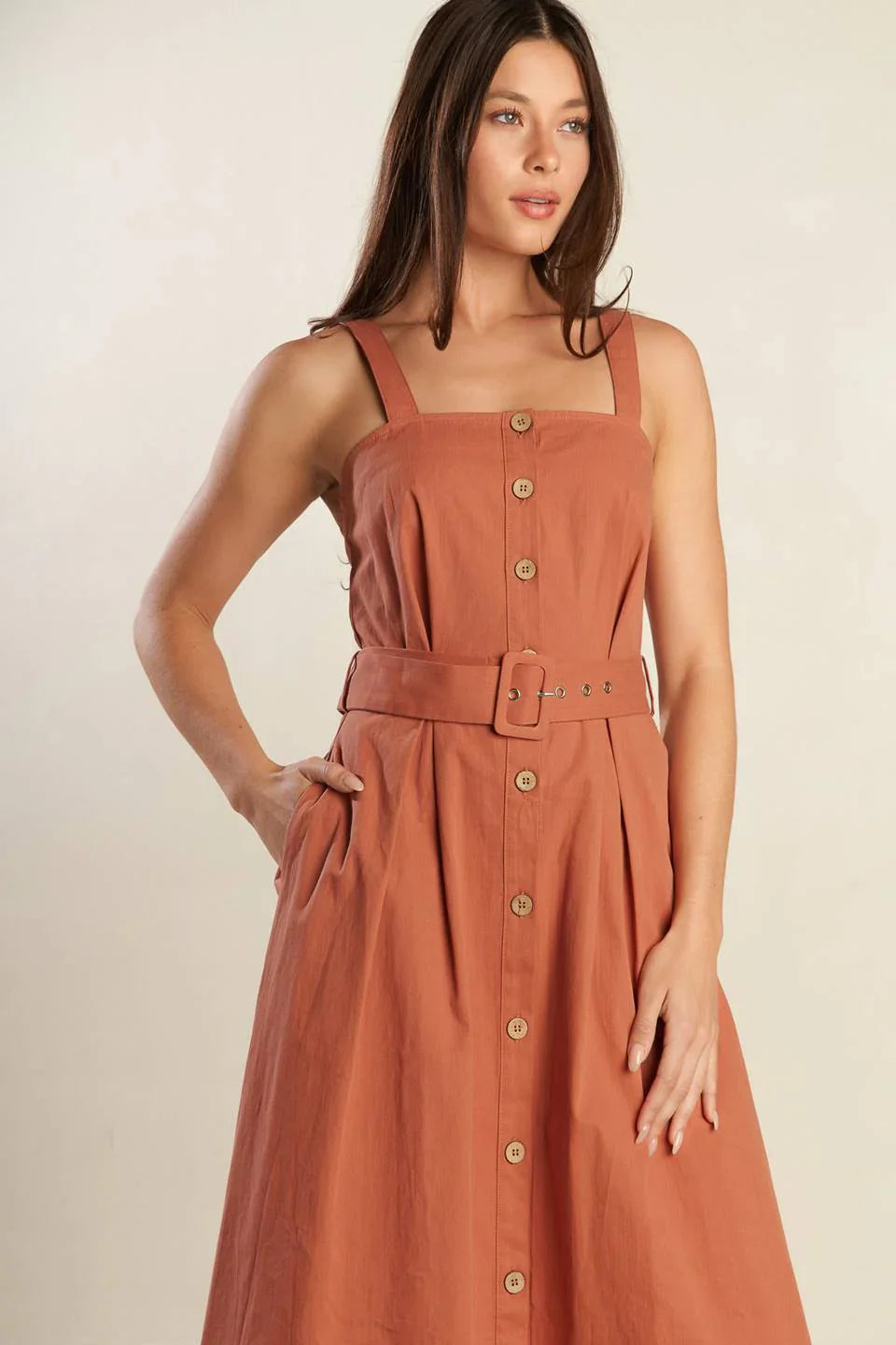 CALIFORNIA DREAMING BUTTON DOWN DRESS FINAL SALE