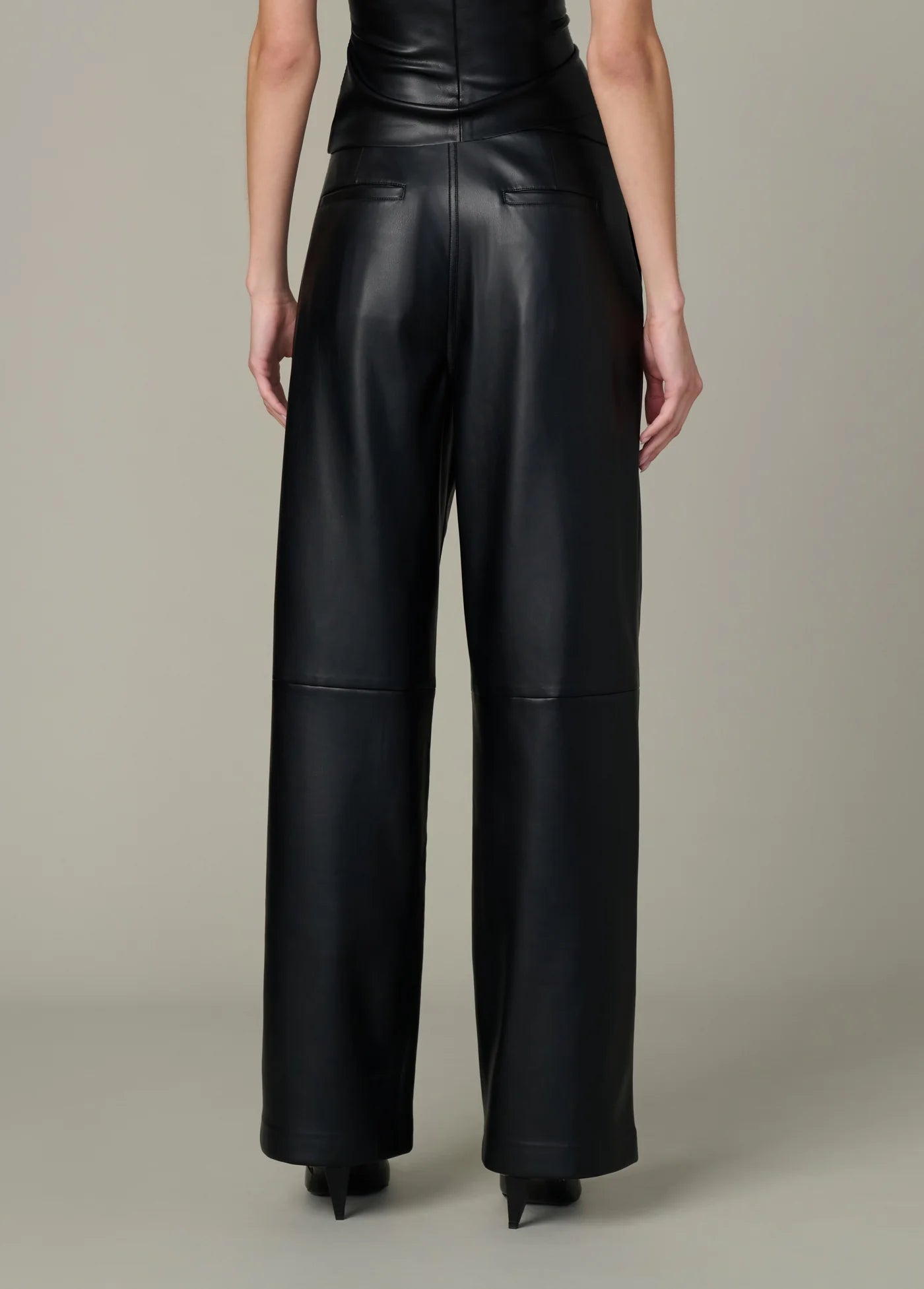THE VEGAN LEATHER TROUSER