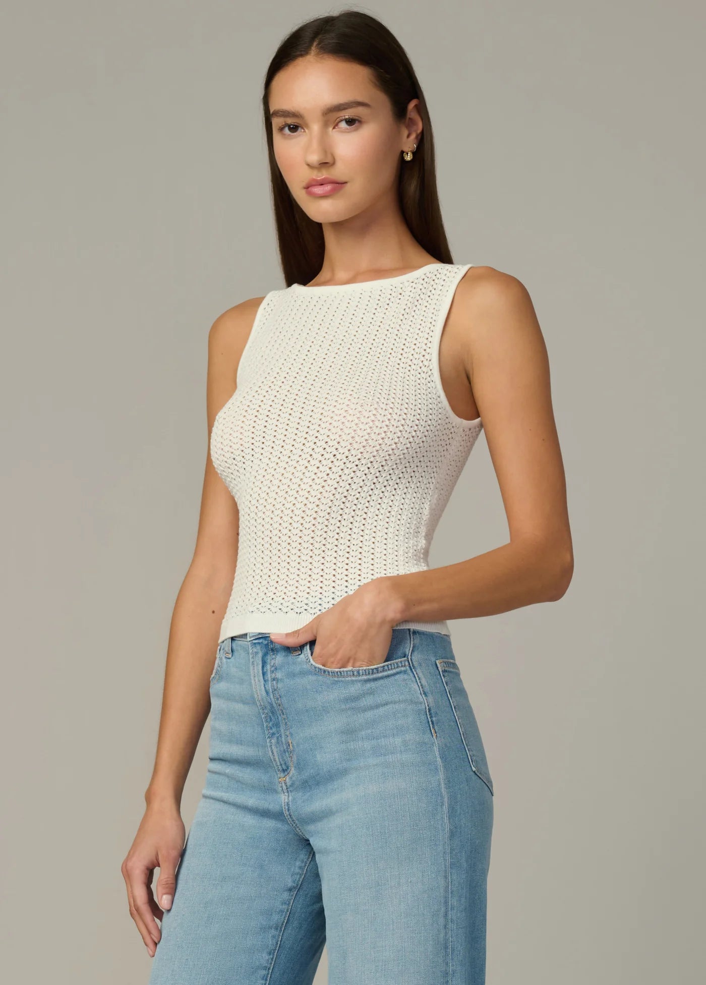THE CROCHET BOATNECK TANK