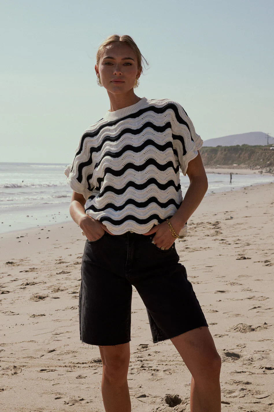Marlene Wavy Sweater FINAL SALE