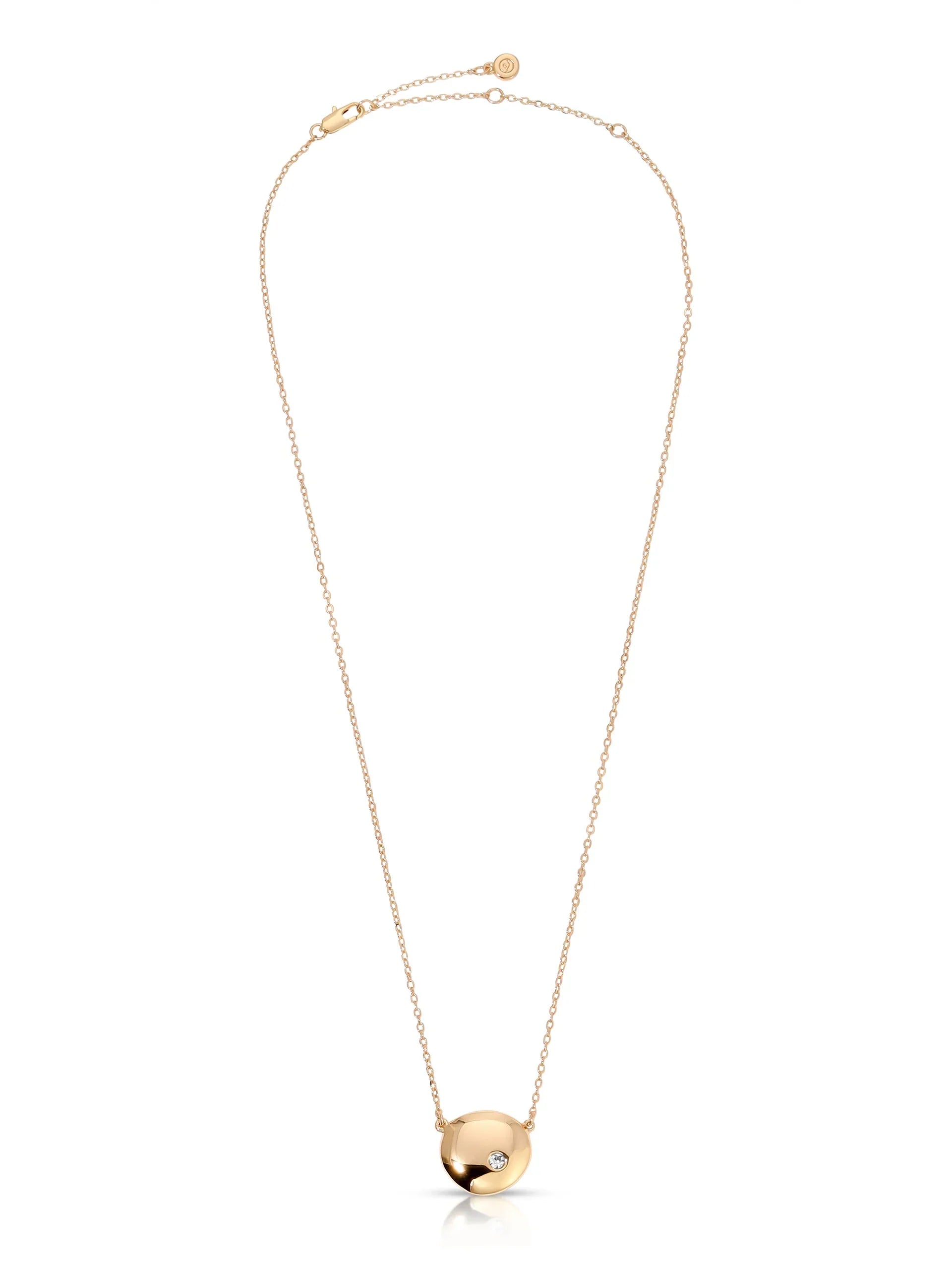 Polished Pebble Pendant Necklace