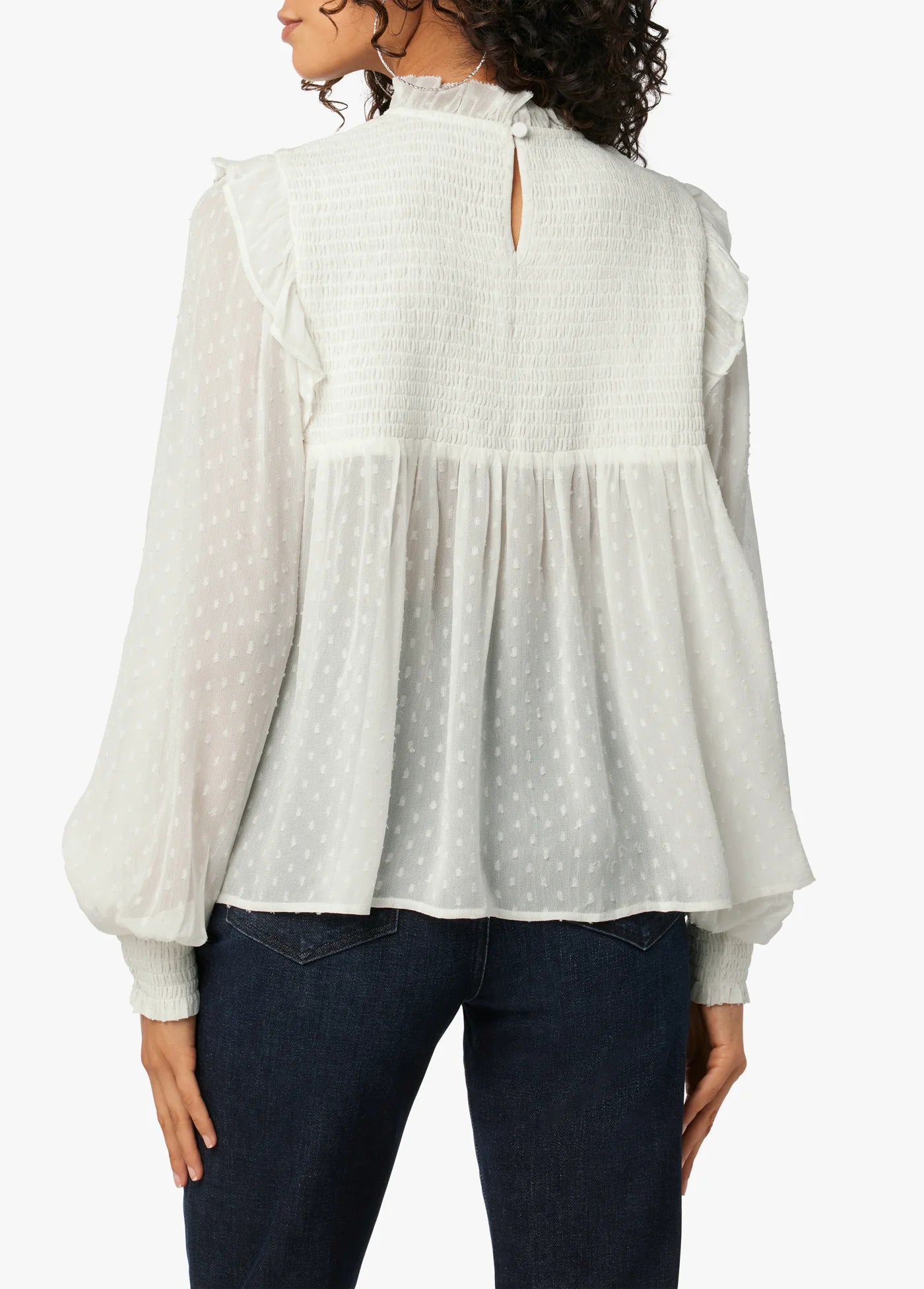 THE HARMONY SMOCKED BLOUSE