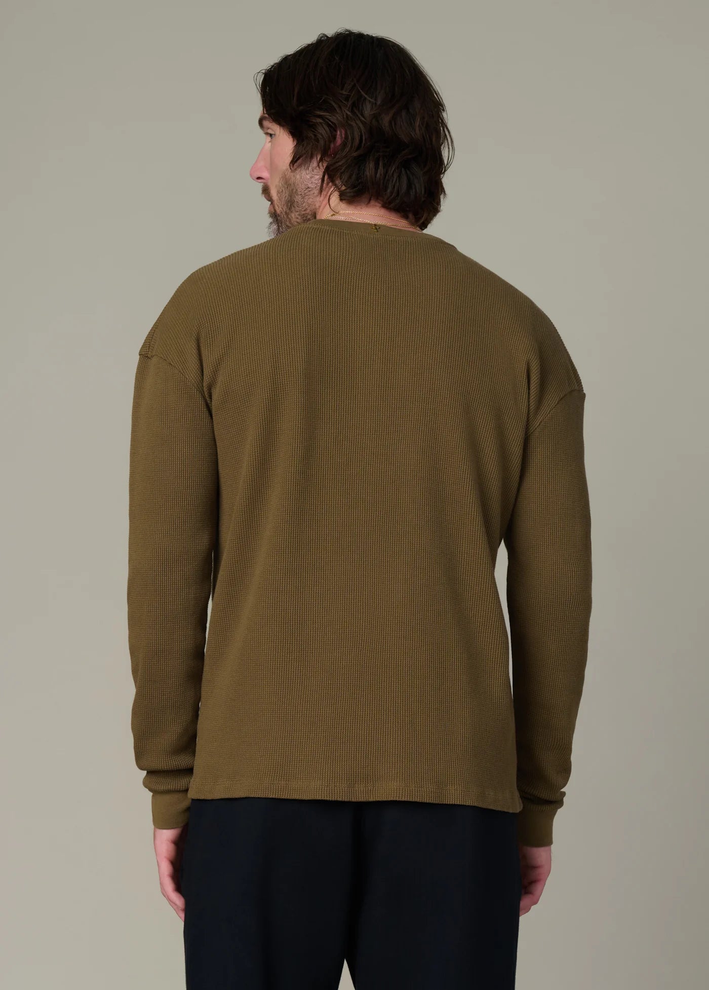 LONG SLEEVE WAFFLE TEE