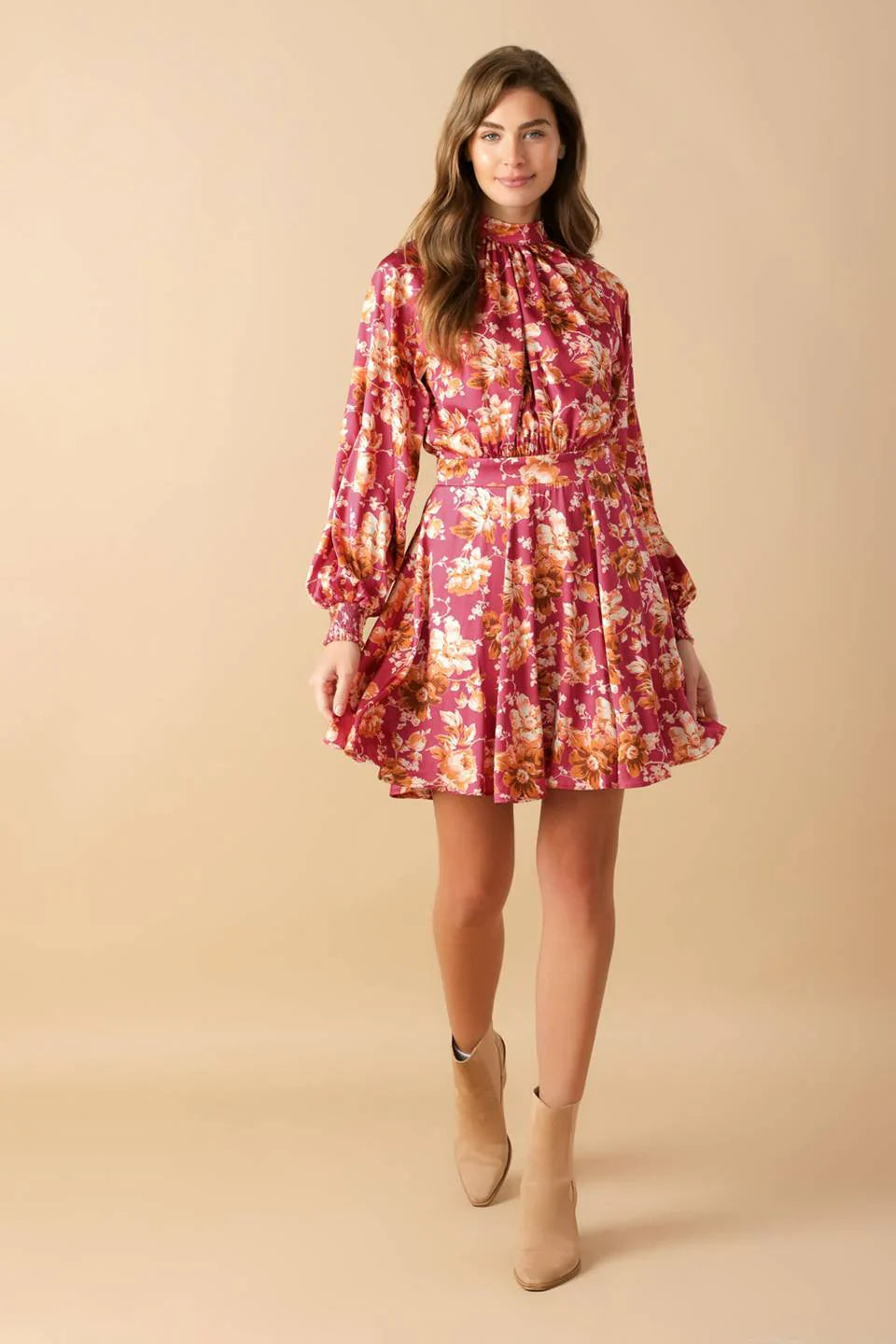LUXE LEGACY WOVEN MINI DRESS